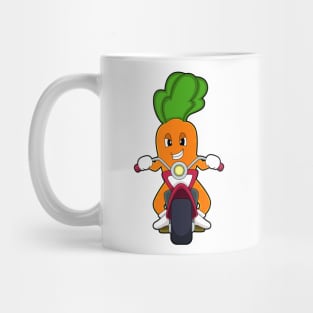 Carrot as Biker with Motorcycle Mug